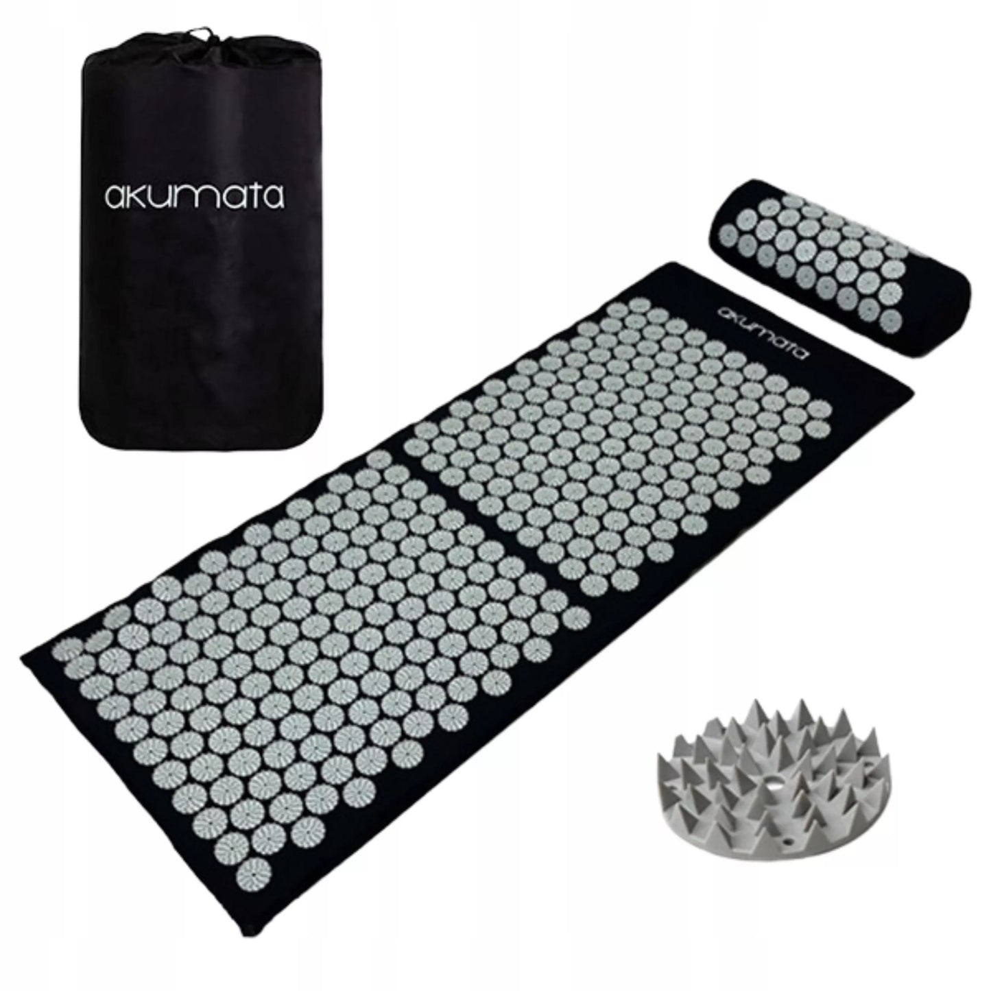 Akupresūros kilimėlis su pagalve, rinkinys, XXL