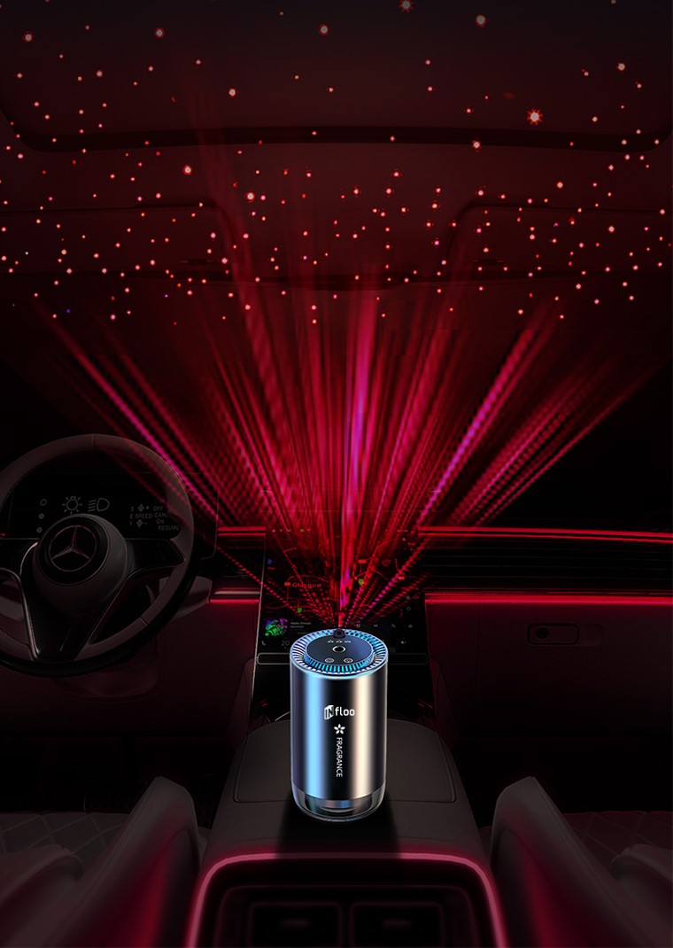 Belaidis automobilinis atomizatorius, oro drėkintuvas, kvapų difuzorius