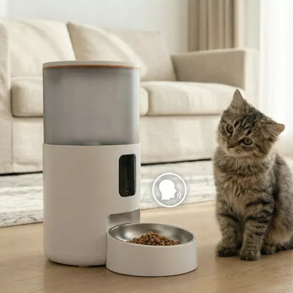 AUTOMATINIS KATĖS IR ŠUNS MAISTO DOZATORIUS, 3L MAITINIMO DOZATORIUS - WIFI