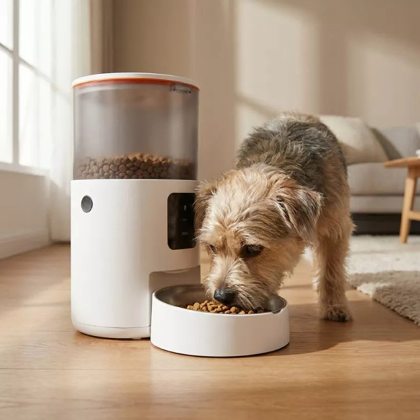 AUTOMATINIS KATĖS IR ŠUNS MAISTO DOZATORIUS, 3L MAITINIMO DOZATORIUS - WIFI