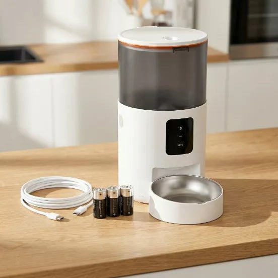 AUTOMATINIS KATĖS IR ŠUNS MAISTO DOZATORIUS, 3L MAITINIMO DOZATORIUS - WIFI