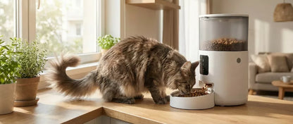 AUTOMATINIS KATĖS IR ŠUNS MAISTO DOZATORIUS, 3L MAITINIMO DOZATORIUS - WIFI