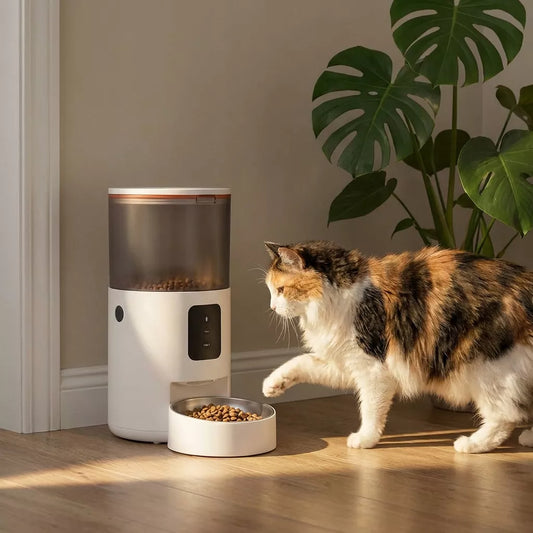 AUTOMATINIS KATĖS IR ŠUNS MAISTO DOZATORIUS, 3L MAITINIMO DOZATORIUS - WIFI