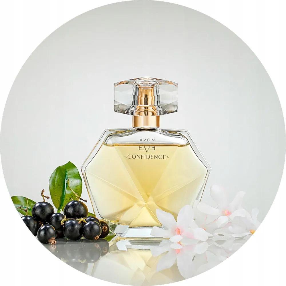 AVON Eve Confidence rinkinys 2in1 parfumuotas vanduo kvepalai + kvapusis purškiklis