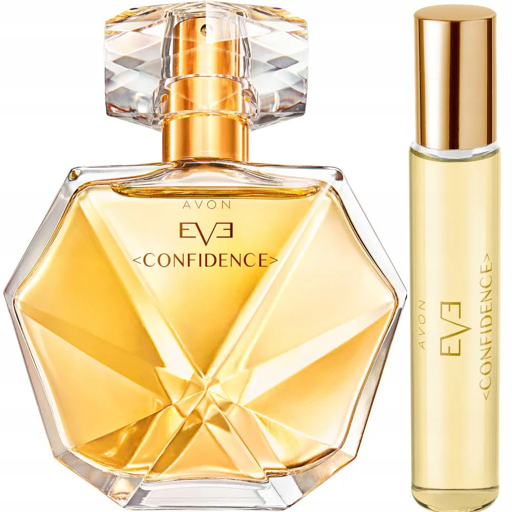 AVON Eve Confidence rinkinys 2in1 parfumuotas vanduo kvepalai + kvapusis purškiklis