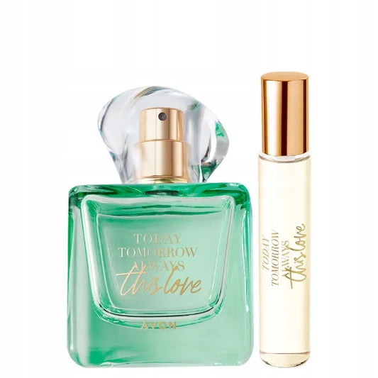 Avon TTA Today Tomorrow Always This Love rinkinys, parfumerinis vanduo ir kvepalai