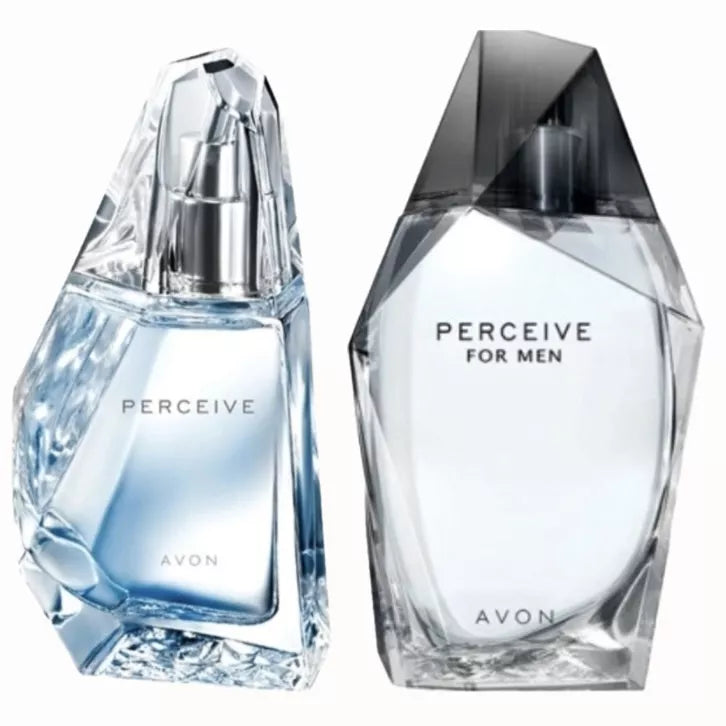 AVON Perceive Rinkinys - Moteriški ir Vyriški Kvepalai, Dovana Jai ir Jam, 2 viename