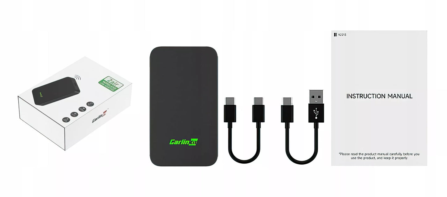 Belaidis adapteris Carlinkit 5.0 (2Air-T) RGB, skirtas CarPlay ir Android Auto