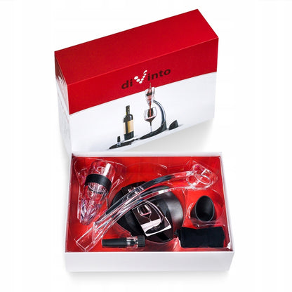 Vyno Aeratorius Deluxe – Elegantiškas Rinkinys Vynui Prisotinti Deguonimi