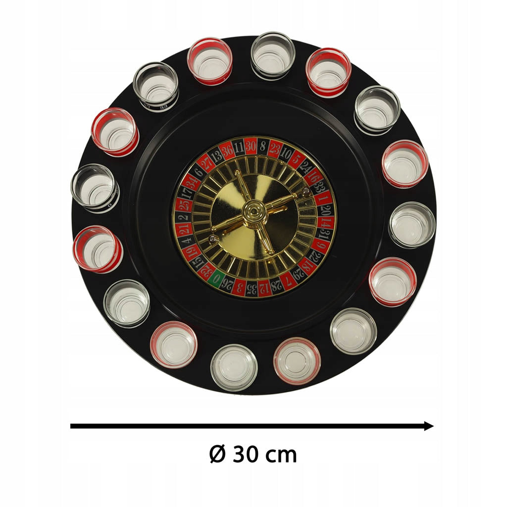 Alkoholinis ŽAIDIMAS Taurelės 16vnt Dovana GIMTADIENIUI Ruletės rinkinys VAKARĖLIUI