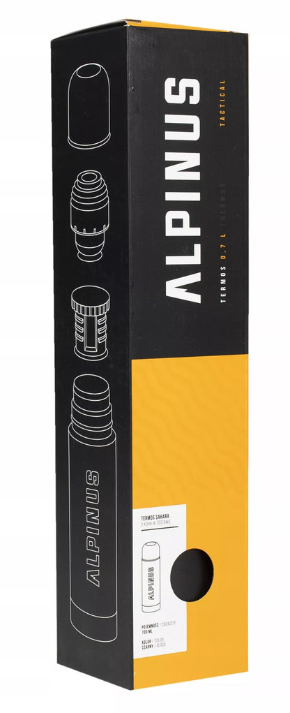 Alpinus plieninis turistinis  vakuuminis termosas 700ml