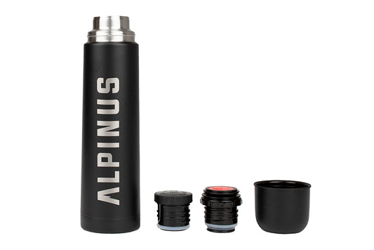 Alpinus plieninis turistinis  vakuuminis termosas 700ml