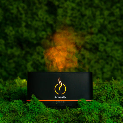 Aromatly Liepsnos efekto oro drėkintuvas, aromatizatorius, židinys, aromaterapija