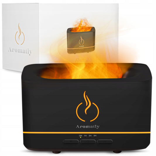 Aromatly Liepsnos efekto oro drėkintuvas, aromatizatorius, židinys, aromaterapija