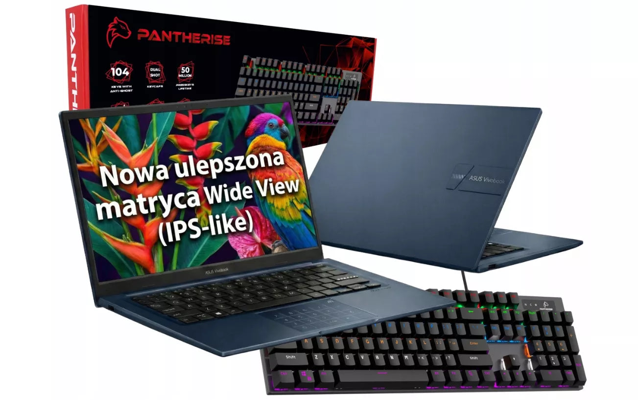 Asus Vivobook X1404VA 14″ nešiojamas kompiuteris FHD – Intel i3, 24 GB RAM, 1 TB SSD, Windows 11