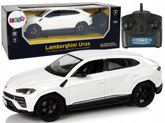 RC automobilis 1:24 Lamborghini Urus Baltas 2.4 G Žibintai