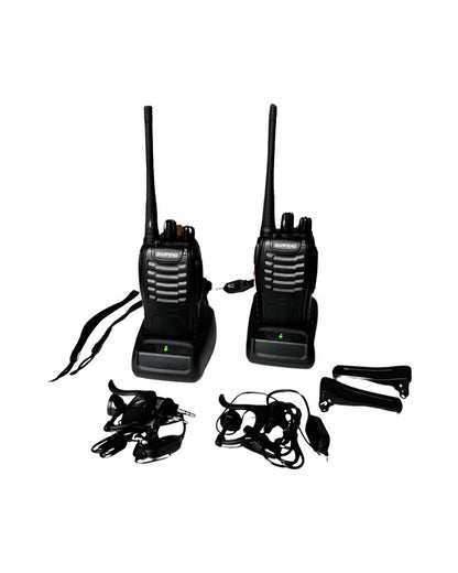 BAOFENG BF-88E - nauja BF-888s versija 2x TRUMPOBANGIAI RADIJO IMTUVAI WALKIE TALKIE PMR