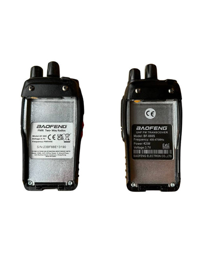 BAOFENG BF-88E - nauja BF-888s versija 2x TRUMPOBANGIAI RADIJO IMTUVAI WALKIE TALKIE PMR