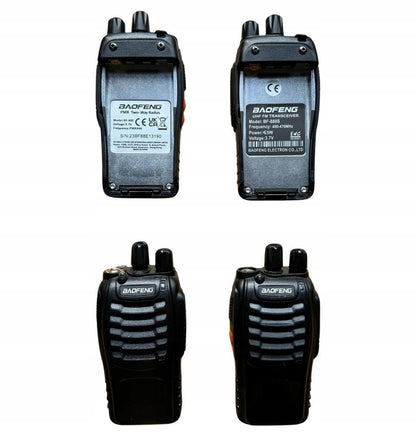 BAOFENG BF-88E - nauja BF-888s versija 2x TRUMPOBANGIAI RADIJO IMTUVAI WALKIE TALKIE PMR