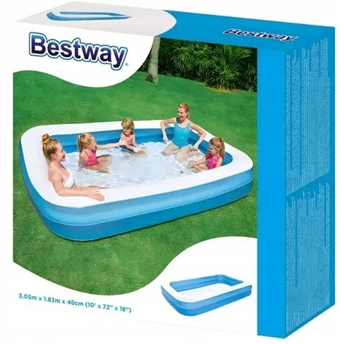 Pripučiamas sodo baseinas vaikams šeimyninis didelis Bestway 305x183