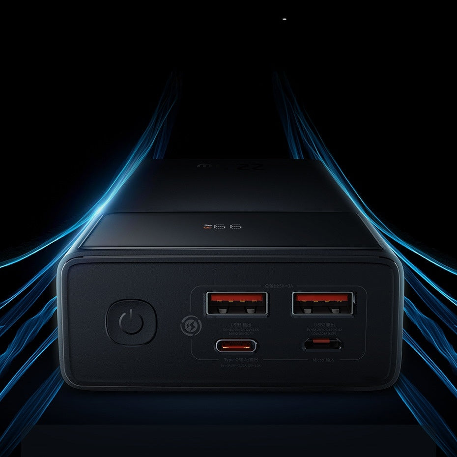 BASEUS POWER BANK Galingas Greitas Talpus 30000mAh USB-C PD 22.5W Saugus