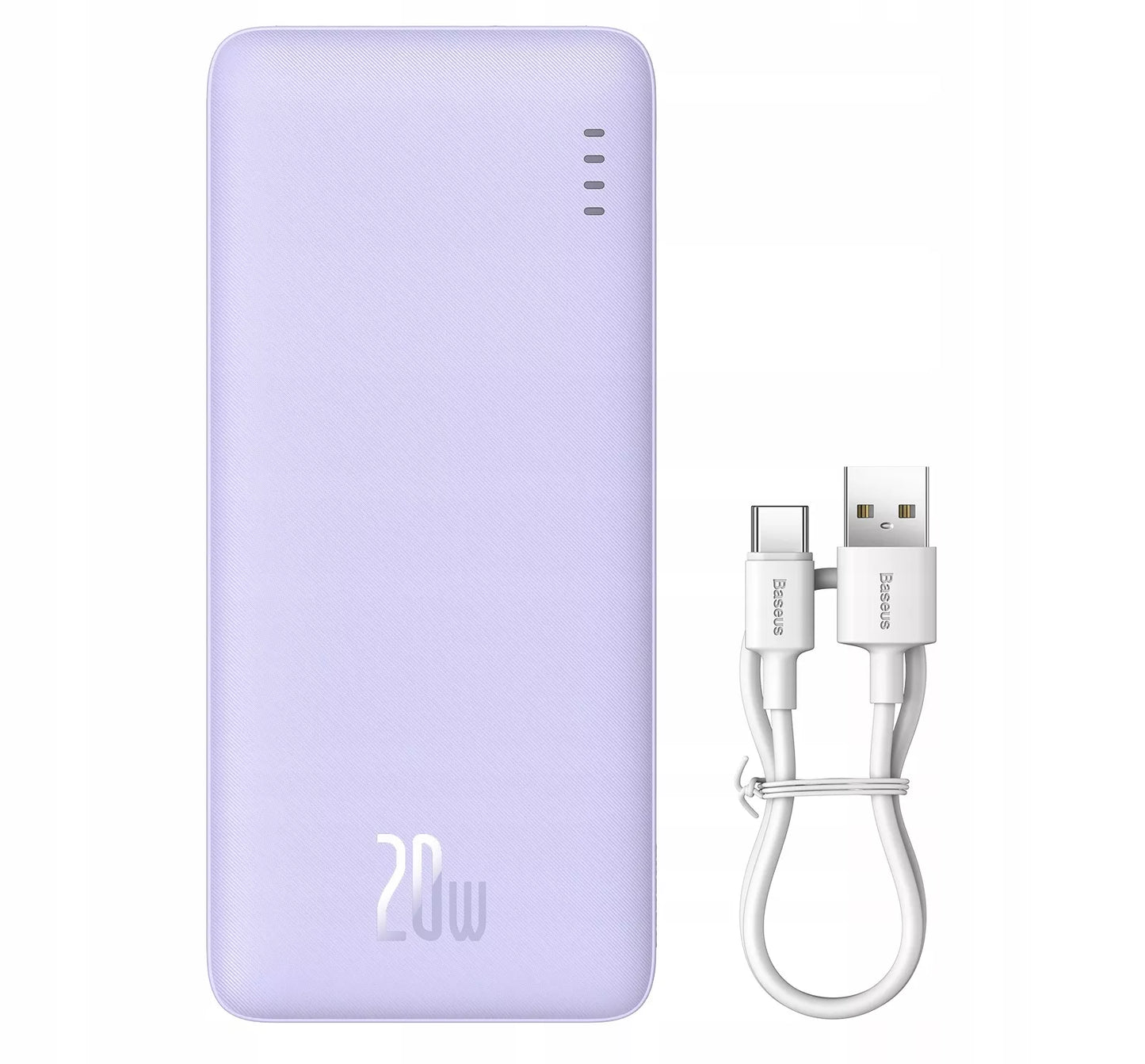 Powerbank su greitu įkrovimu 20000mAh 20W USB-C USB-A su kabeliu