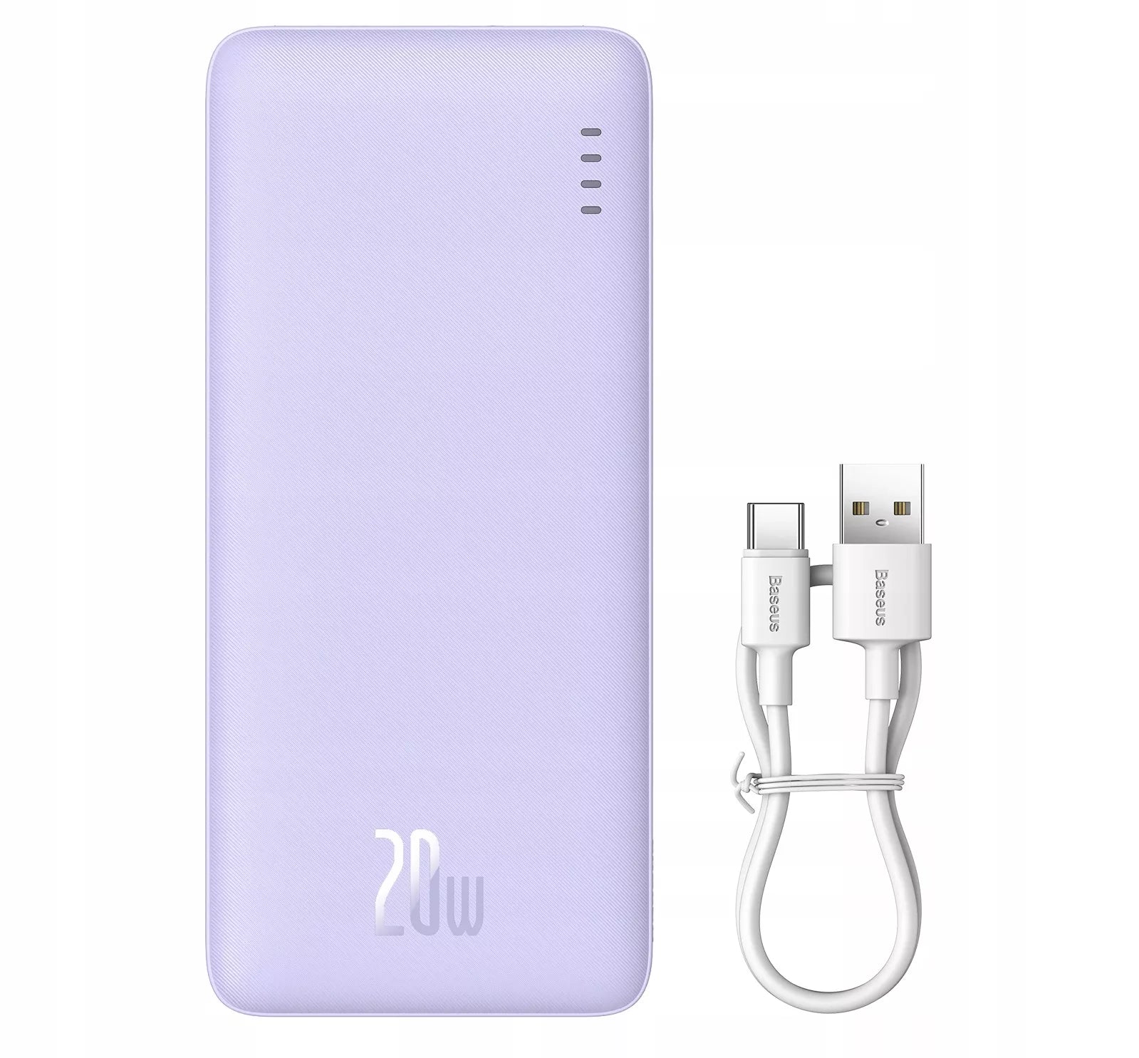 Powerbank su greitu įkrovimu 20000mAh 20W USB-C USB-A su kabeliu