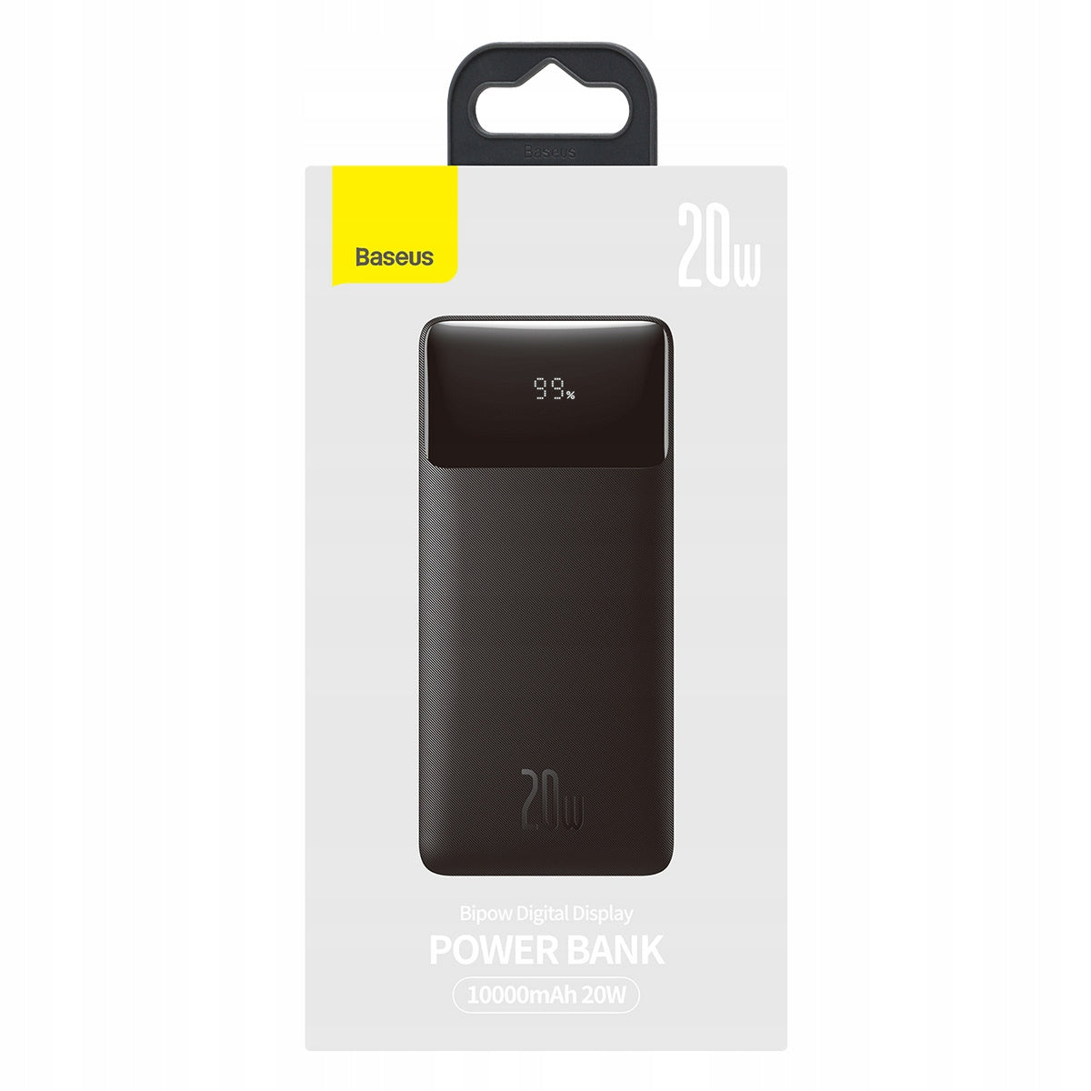 BASEUS POWERBANK 10000MAH 20W PD 2x USB USB-C 3A QC 3.0 Greitas Saugus
