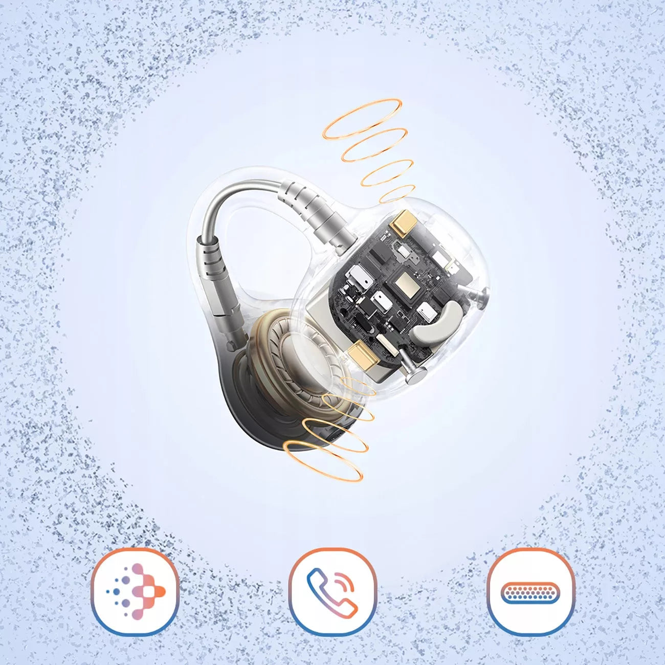 BASEUS "Bass BC1" atviros „Bluetooth“ ausinės su atviru segtuku