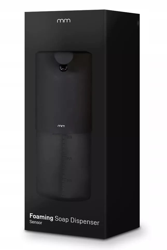 Automatinis skysto muilo dozatorius 350 ml, juodas