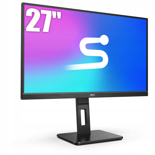 Berėmis monitorius 27” AOC Q27P2Q LED IPS QHD 2560x1440 pasukamas DP HDMI KL A