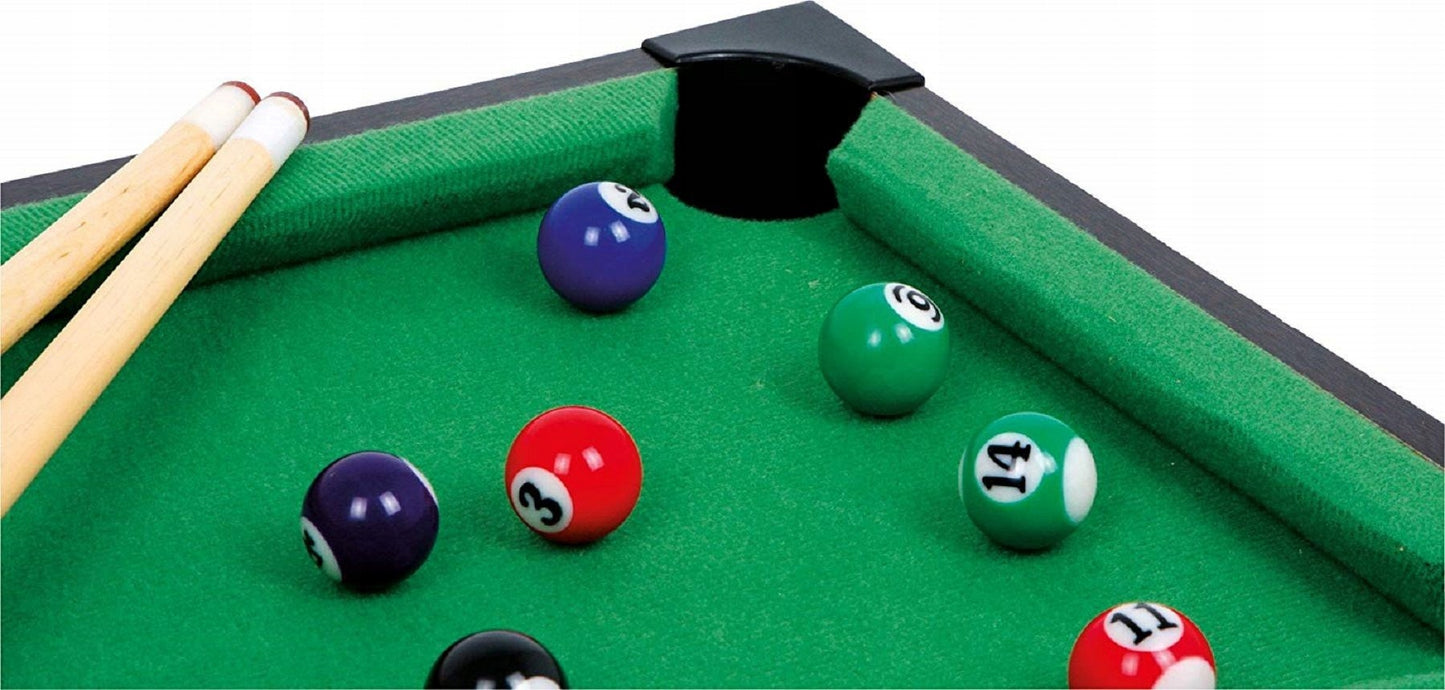 Mini biliardo stalas vaikams + aksesuarai, žaidimų rinkinys, dovana