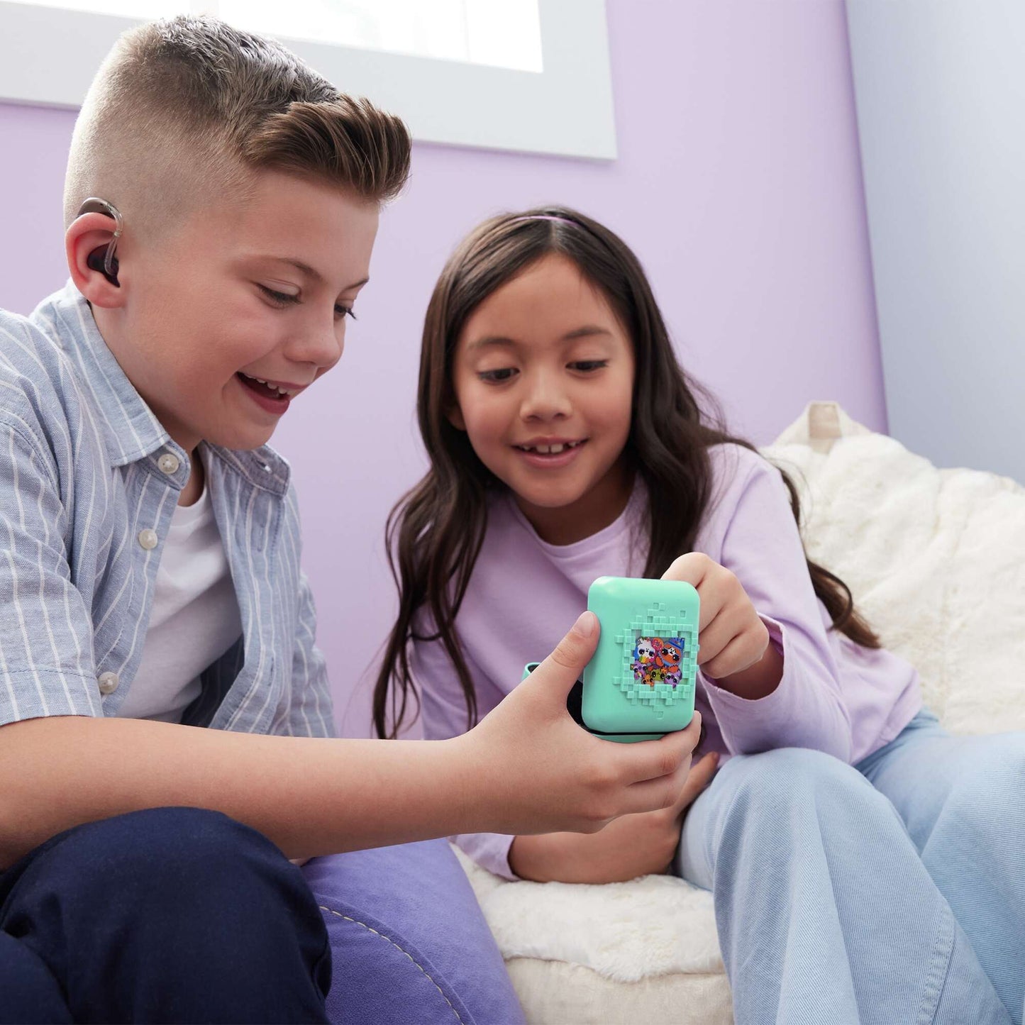 BITZEE interaktyvus skaitmeninis holograminis augintinis mėtų spalvos