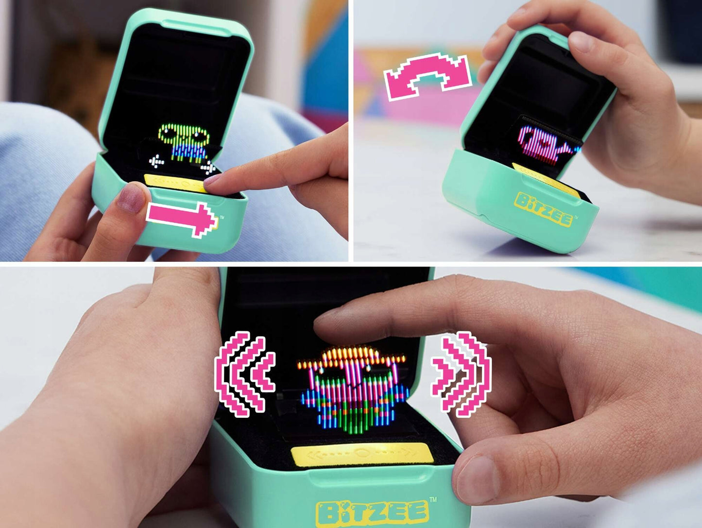 BITZEE interaktyvus skaitmeninis holograminis augintinis mėtų spalvos