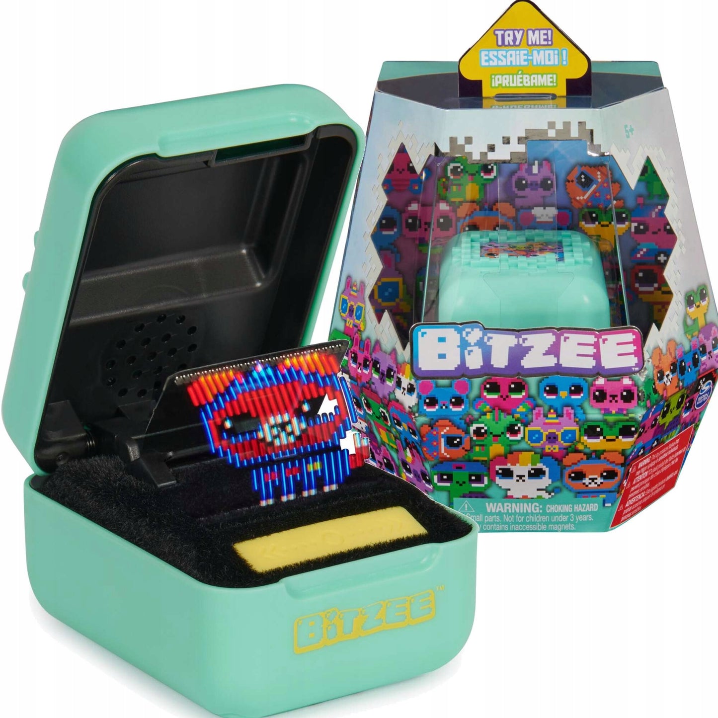 BITZEE interaktyvus skaitmeninis holograminis augintinis mėtų spalvos