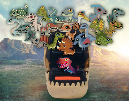 BITZEE JURASSIC WORLD DINOZAURAS INTERAKTYVI SKAITMENINĖ FIGŪRĖLĖ VIRTUALUS HOLO