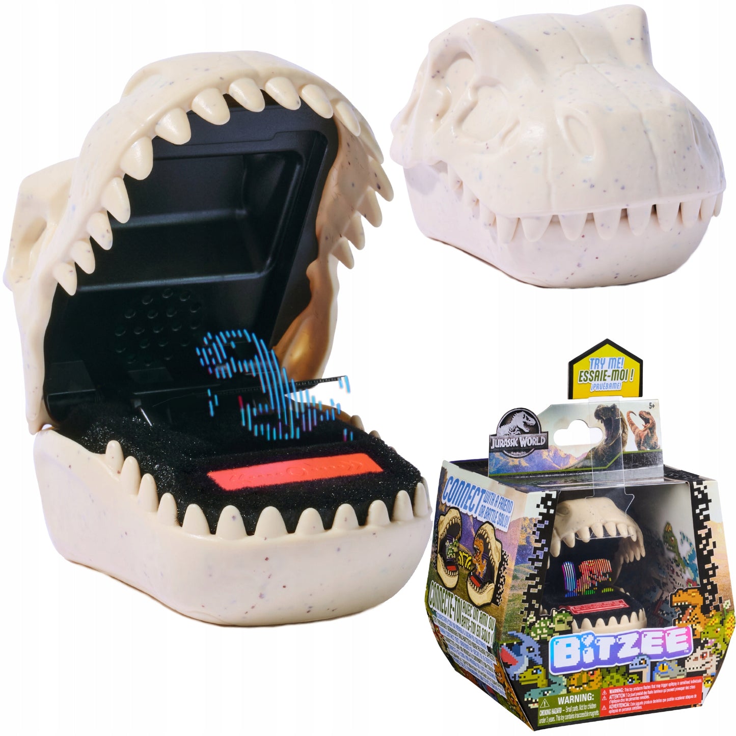 BITZEE JURASSIC WORLD DINOZAURAS INTERAKTYVI SKAITMENINĖ FIGŪRĖLĖ VIRTUALUS HOLO