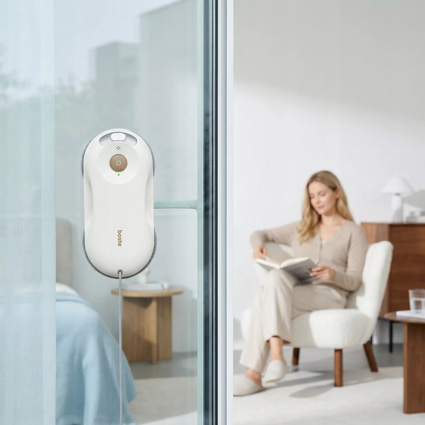 Automatinis langų robotas su siurbimu – Boste