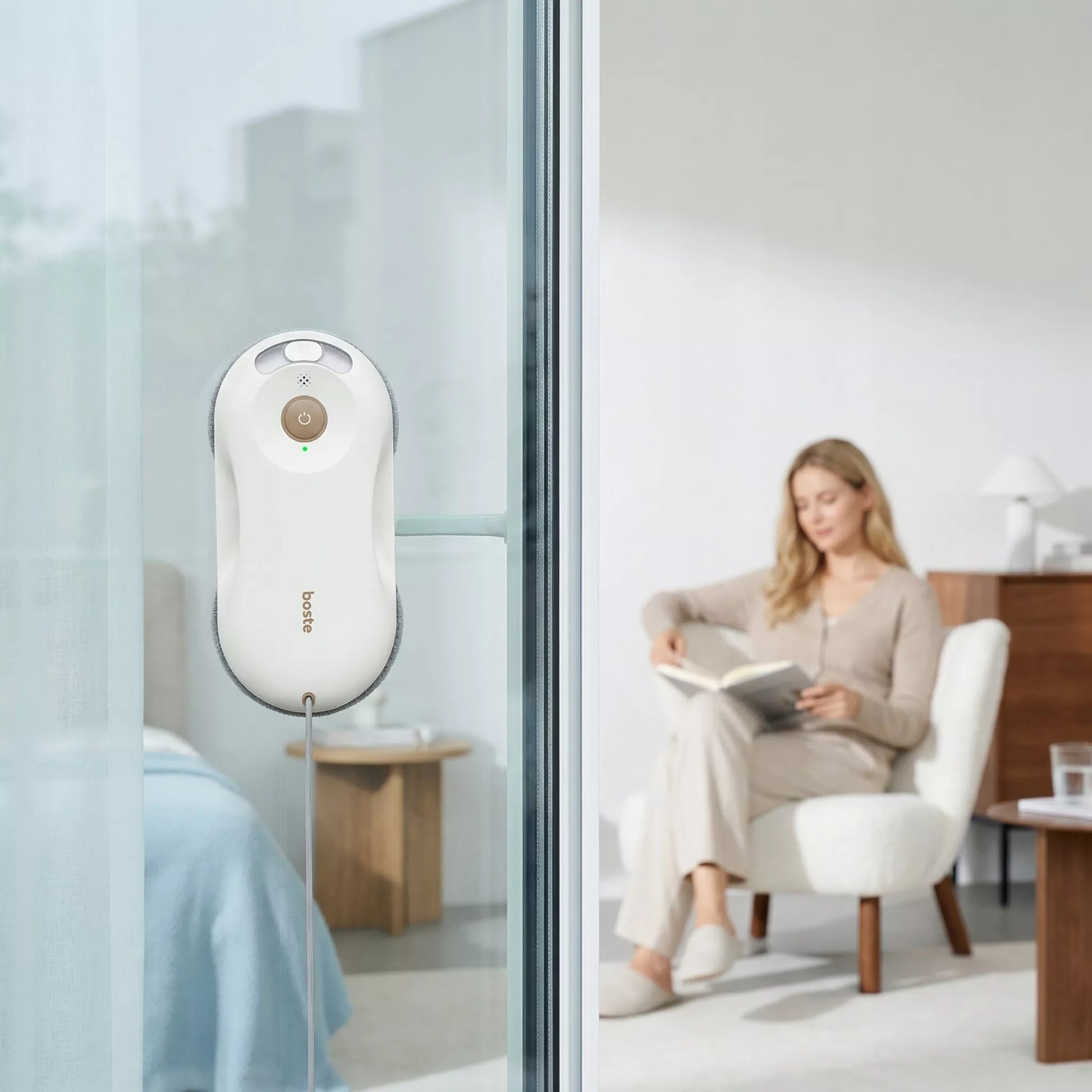 Automatinis langų robotas su siurbimu – Boste