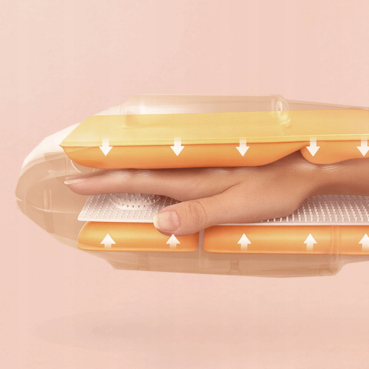 BOSTE Belaidis Masažuoklis Rankoms ir Riešams su Šildymu, Akupresūra