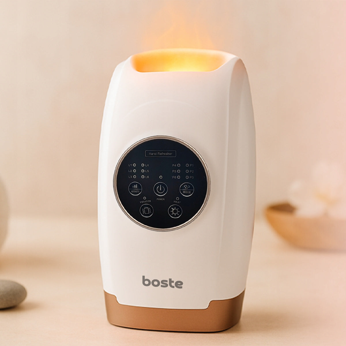 BOSTE Belaidis Masažuoklis Rankoms ir Riešams su Šildymu, Akupresūra