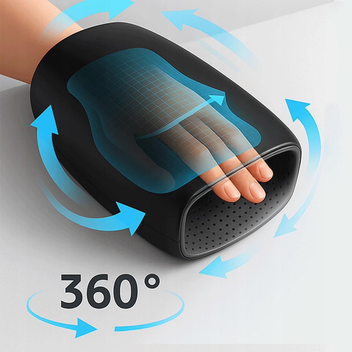 BOSTE Belaidis Masažuoklis Rankoms ir Riešams su Šildymu, Akupresūra