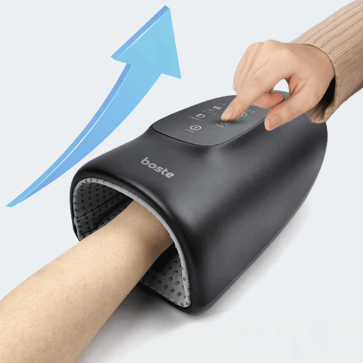 BOSTE Belaidis Masažuoklis Rankoms ir Riešams su Šildymu, Akupresūra