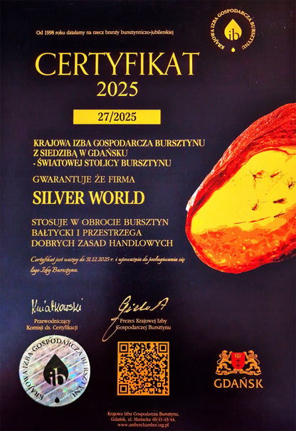 Gydomoji apyrankė su natūraliu gintaru, puiki dovana