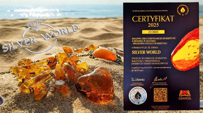 Gydomoji apyrankė su natūraliu gintaru, puiki dovana