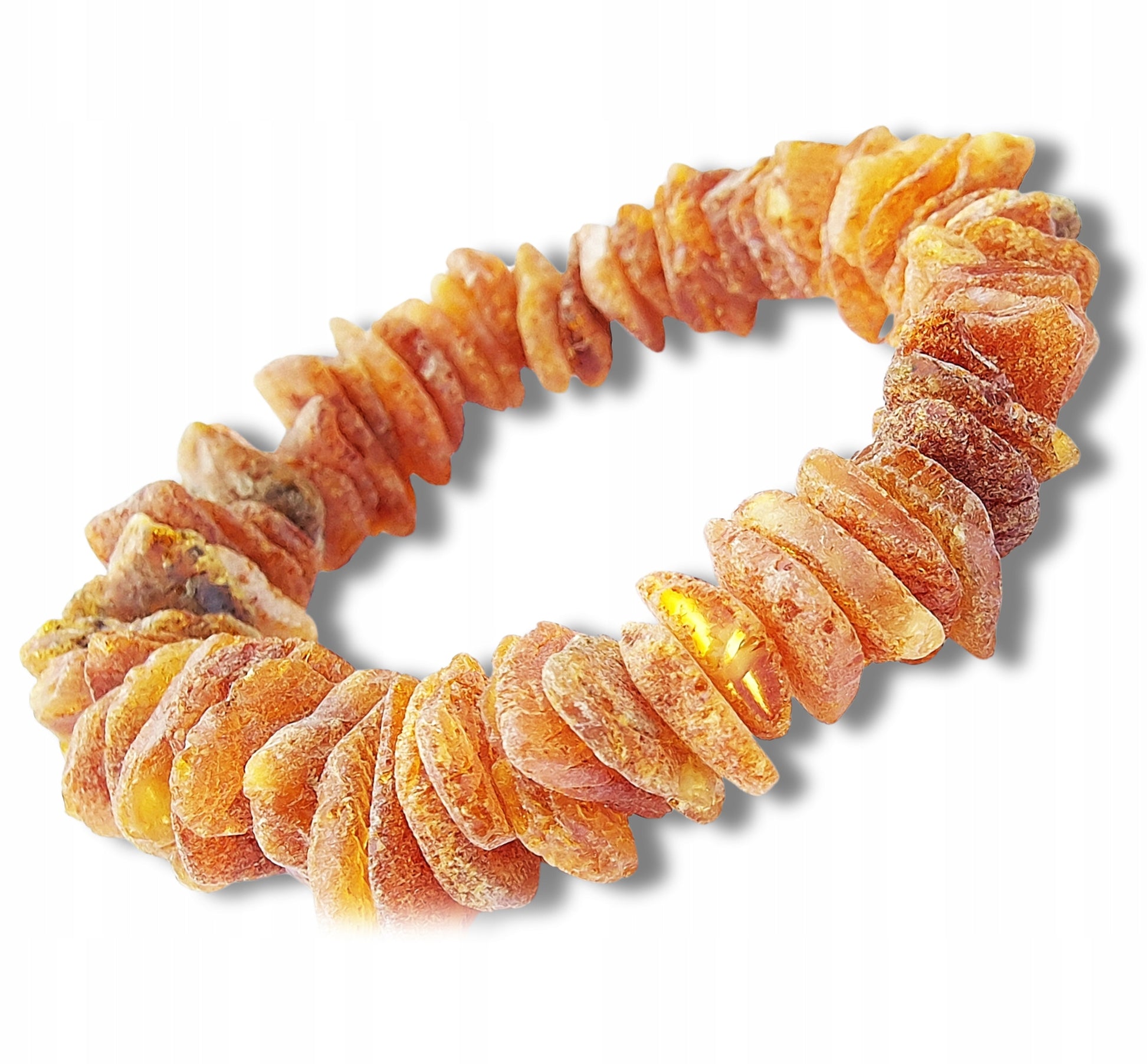 Gydomoji apyrankė su natūraliu gintaru, puiki dovana