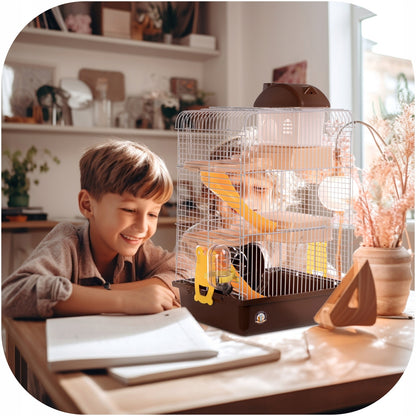 RUDAS TRIJŲ AUKŠTŲ NARVAS SMEGDUKAMS SU RATU IR ČIUOŽYKLAIS