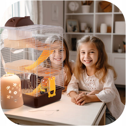 RUDAS TRIJŲ AUKŠTŲ NARVAS SMEGDUKAMS SU RATU IR ČIUOŽYKLAIS