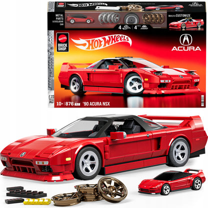 BRICK SHOP HOT WHEELS DUOMENYS ELITE SERIJOS TRANSPORTAS '90 ACURA NSX 876 DALIŲ