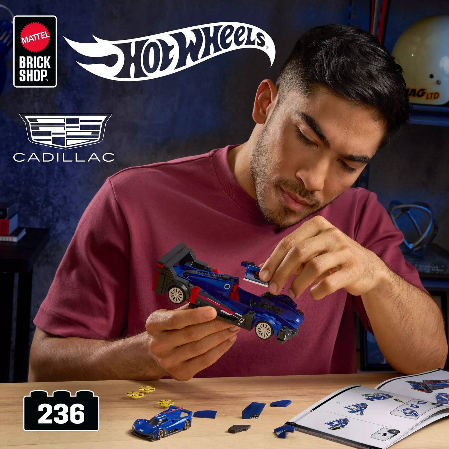 Brick Shop Hot Wheels Klocki | Greičio serija: Cadillac Project GTP Hypercar